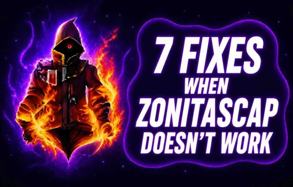 7 Fixes when ZonitasCap doesn't work
