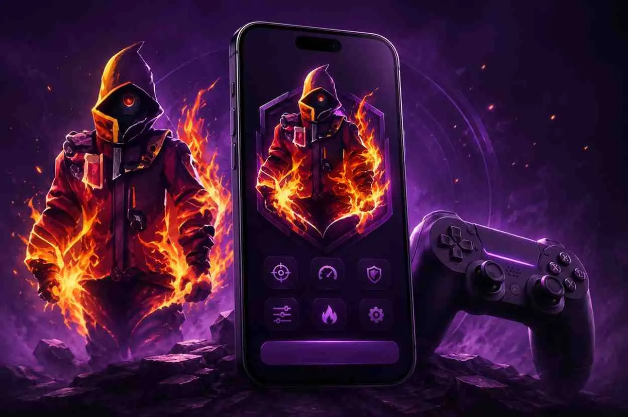 ZonitasCap APK interface for Free Fire and COD Mobile gamers