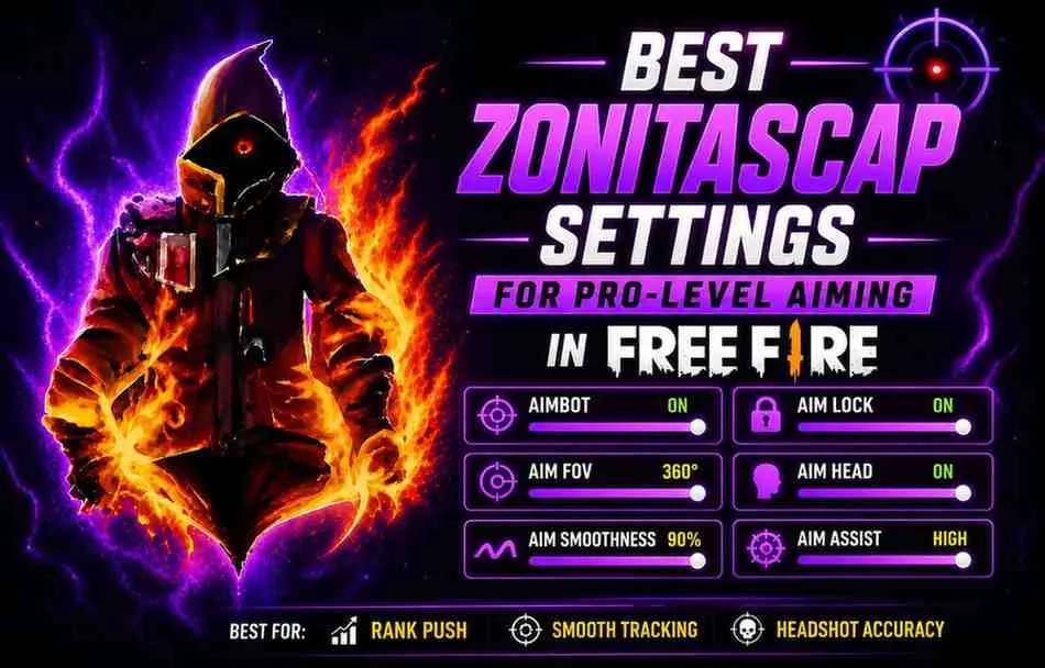Best ZonitasCap Settings For pro-level Aaiming in Free Fire